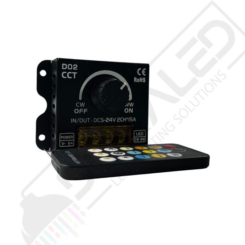 TUNABLE CCT İKİ KANAL LED DİMMER 12-24 VOLT