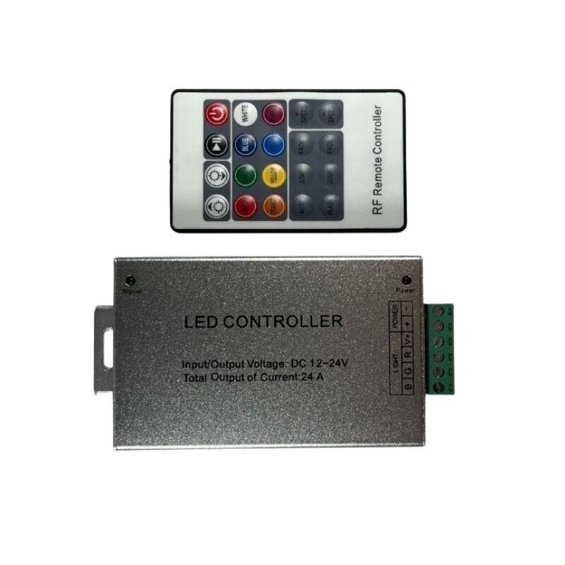 RF KUMANDALI RGB ŞERİT LED SET 5050 LEDLİ 3ÇİPLİ 10METRE SİLİKONLU