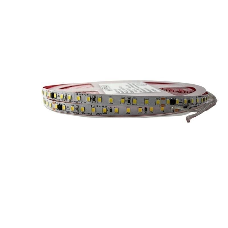 220 Volt Dim Edilebilir Şerit Led 10 Cm De Kesilebilir M/120 Led Beyaz 10M İP20