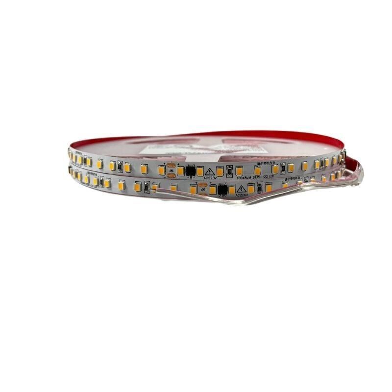 220 Volt Dim Edilebilir Şerit Led 10 Cm De Kesilebilir M/120 Led Gün Işığı 10M İP20