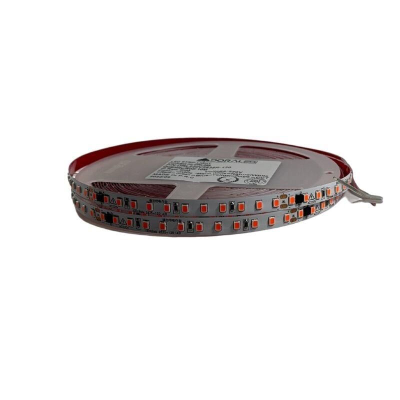 220 Volt Dim Edilebilir Şerit Led 10 Cm De Kesilebilir M/120 Led Kırmızı 10M İP20