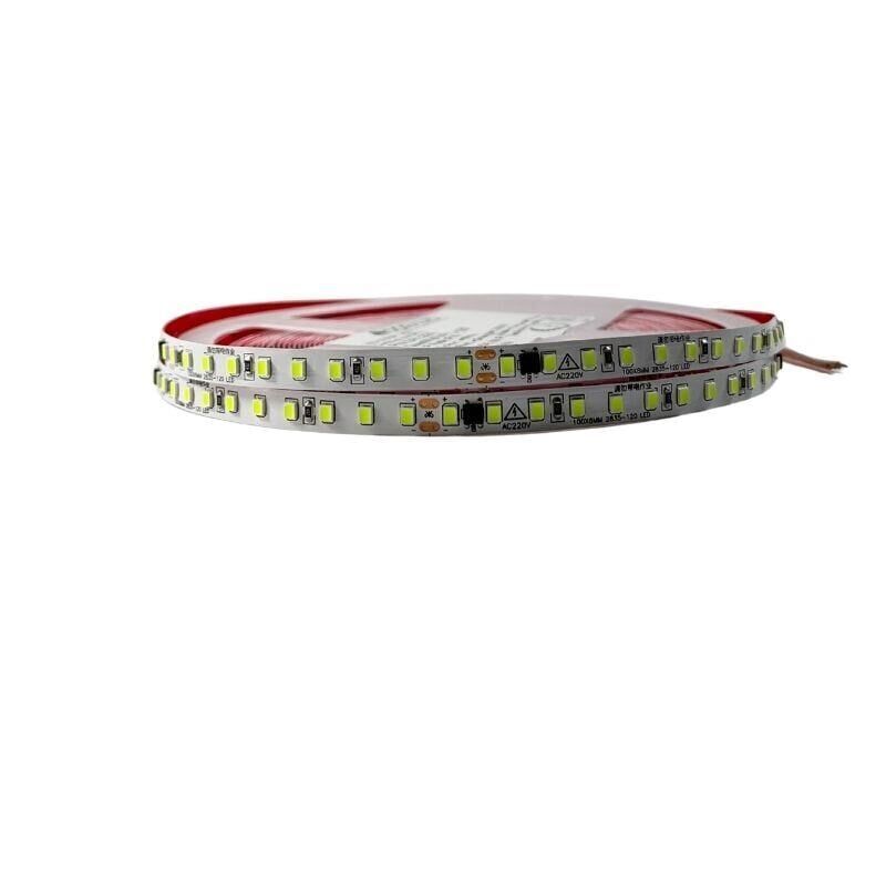 220 Volt Dim Edilebilir Şerit Led 10 Cm De Kesilebilir M/120 Led Yeşil 10M İP20