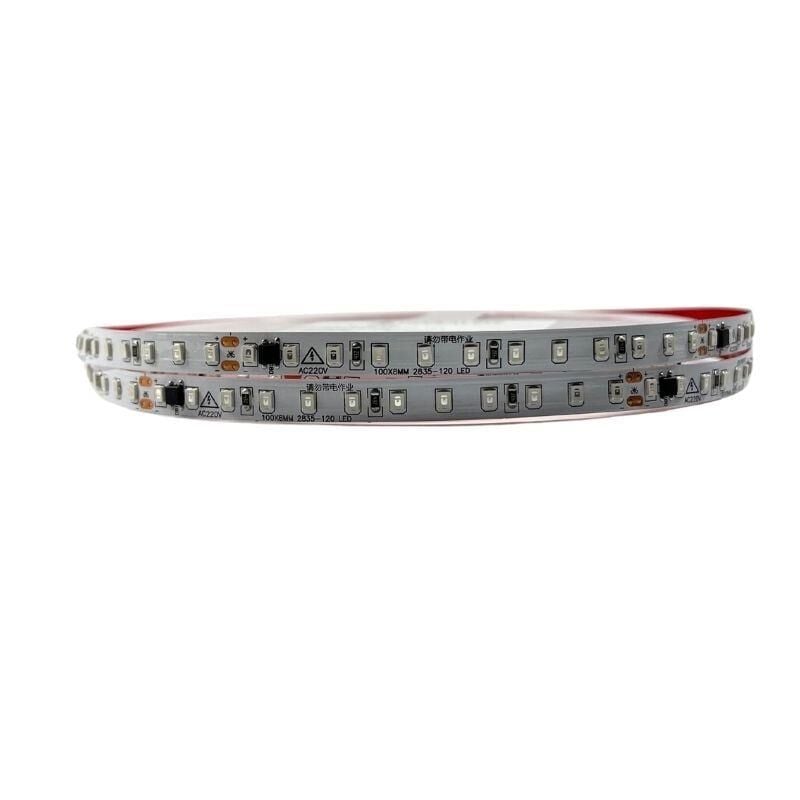 220 Volt Dim Edilebilir Şerit Led 10 Cm De Kesilebilir M/120 Led Mavi 10M İP20