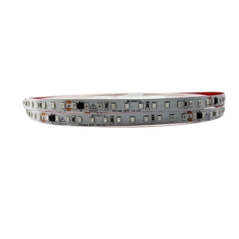 220 Volt Dim Edilebilir Şerit Led 10 Cm De Kesilebilir M/120 Led Mavi 10M İP20