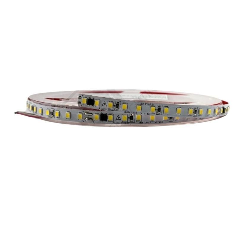220 Volt Dim Edilebilir Şerit Led 10 Cm De Kesilebilir M/120 Led Natural Beyaz 10M İP20