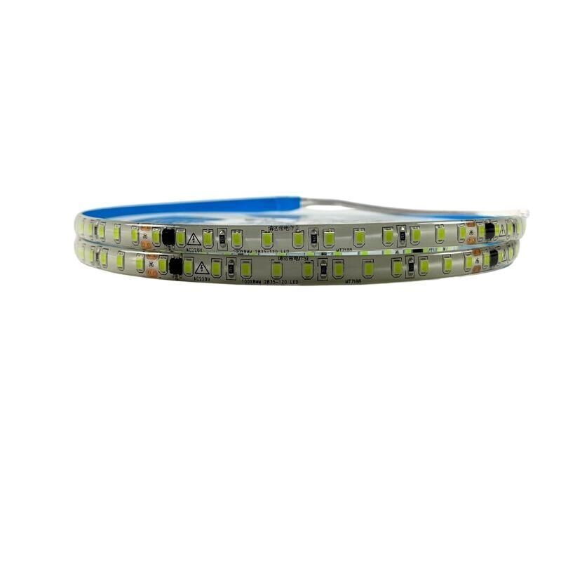 220 Volt Dim Edilebilir Şerit Led 10 Cm De Kesilebilir M/120 Led Yeşil 5M İP65