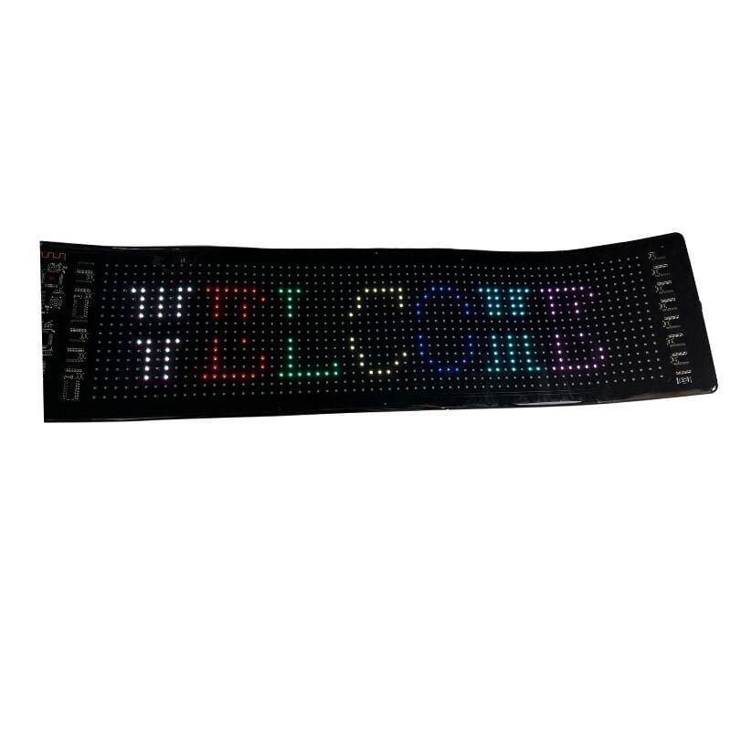 Bluetooth Lu Telefon Kontrollü SD1664 Flexible Matrix Led Ekran 5-12V (370*87 mm)