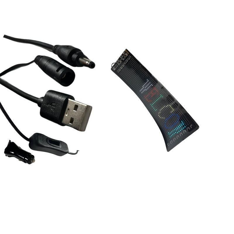 Bluetooth Lu Telefon Kontrollü SD1664 Flexible Matrix Led Ekran 5-12V (370*87 mm)