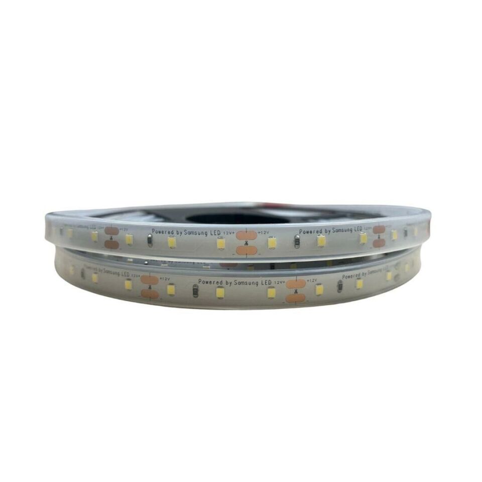 SAMSUNG ŞERİT LED SAMSUNG 60 LEDLİ 2835 SMD 6500K ŞERİT LED 12V 14.4W IP67