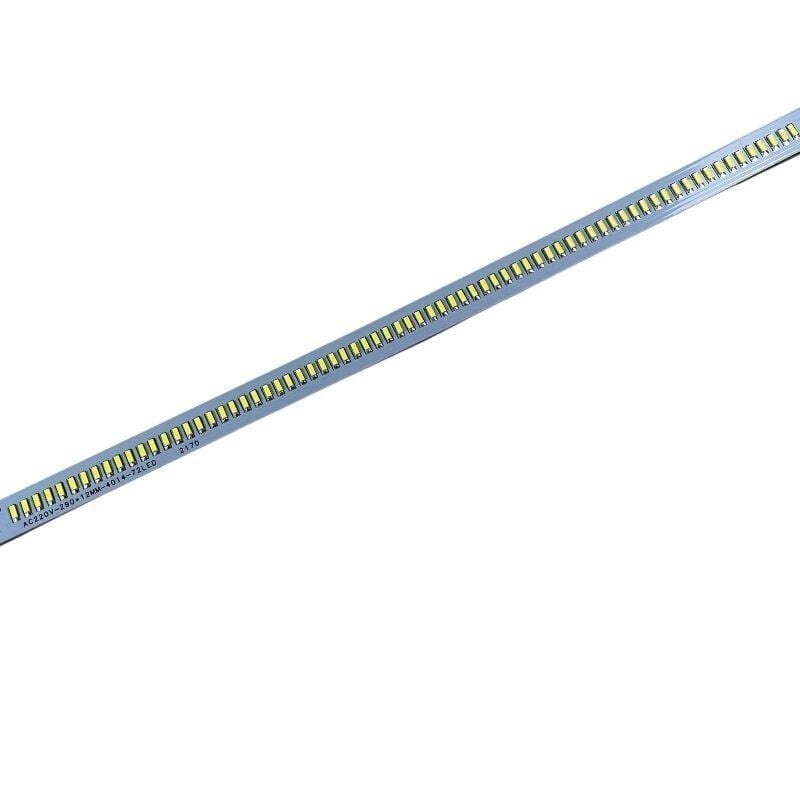 220 Volt 4014 Dim Edilebilir Led Bar Alüminyum Çubuk Led 220 V 72 Led 30CM Beyaz 6000-6500K