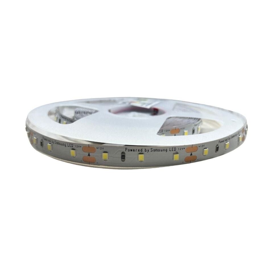 SAMSUNG ŞERİT LED SAMSUNG 60 LEDLİ 2835 SMD 6500K ŞERİT LED 12V 14.4W IP20