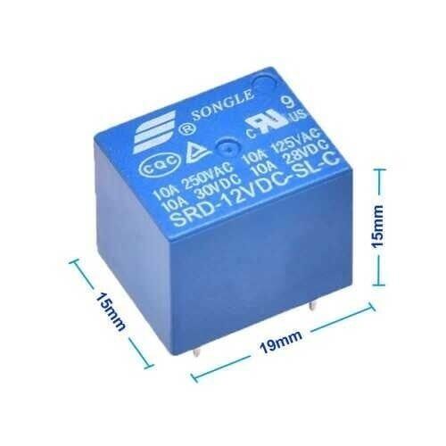 12V Minyon Spot Röle - JQC-3F(T73)-12VDC