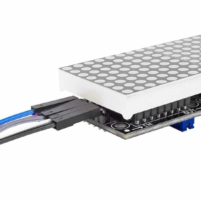Max7219 4'lü 8x8 Nokta Matris Modülü Kırmızı