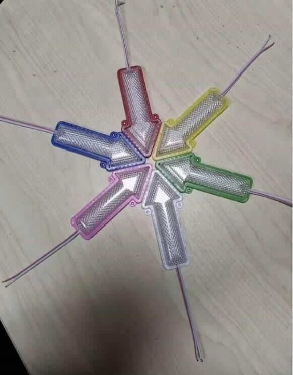 12 Volt Ok Yönlü Led Modül İşaret Modülü Tabela Modül Reklamcı Modül Yeşil (3 Adet)