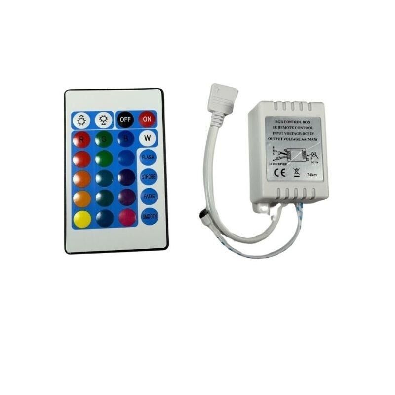 IR KUMANDALI RGB ŞERİT LED SET 5050 LEDLİ 3ÇİPLİ 5METRE IP20