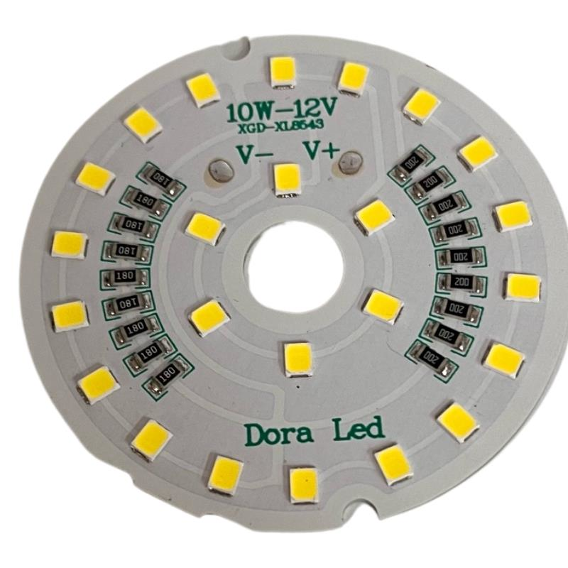 12Volt 10Watt Smd 5630 Ledli Led Modül Beyaz 10mm Delik Çaplı 12V 10W Avize Ledi 56mm
