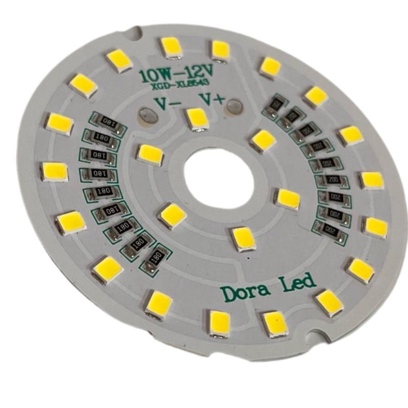 12Volt 10Watt Smd 5630 Ledli Led Modül Beyaz 10mm Delik Çaplı 12V 10W Avize Ledi 56mm