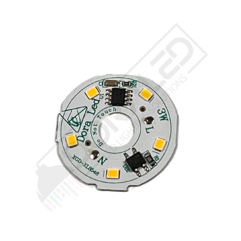 220Volt 3Watt Smd 2835 Ledli Led Modül Beyaz 10mm Delik Çaplı 220V 3W Avize Ledi 34mm(3 Adet)