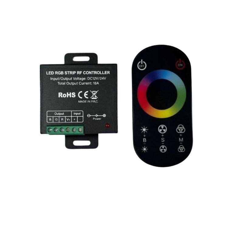 RF DOKUNMATİK KUMANDALI RGB ŞERİT LED SET 5050 LEDLİ 3ÇİPLİ 5METRE IP20