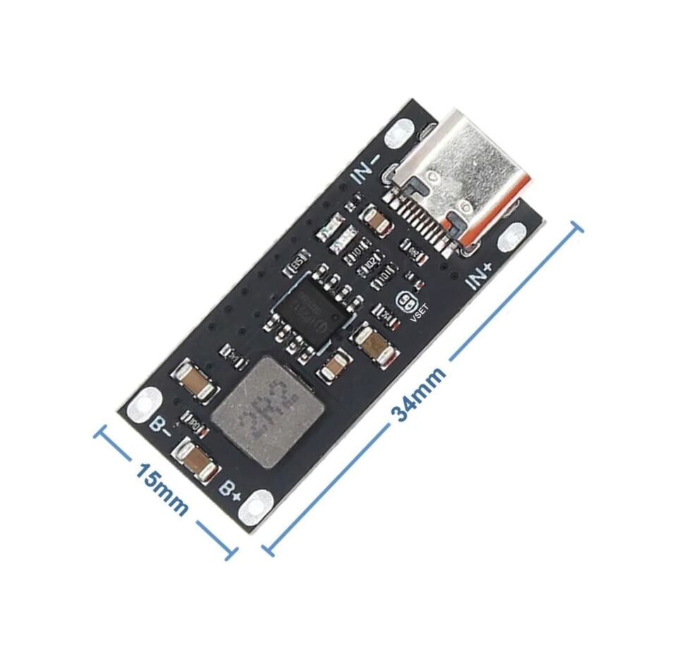 IP2312 Type-C 3A Lityum Batarya Hızlı Şarj Modülü