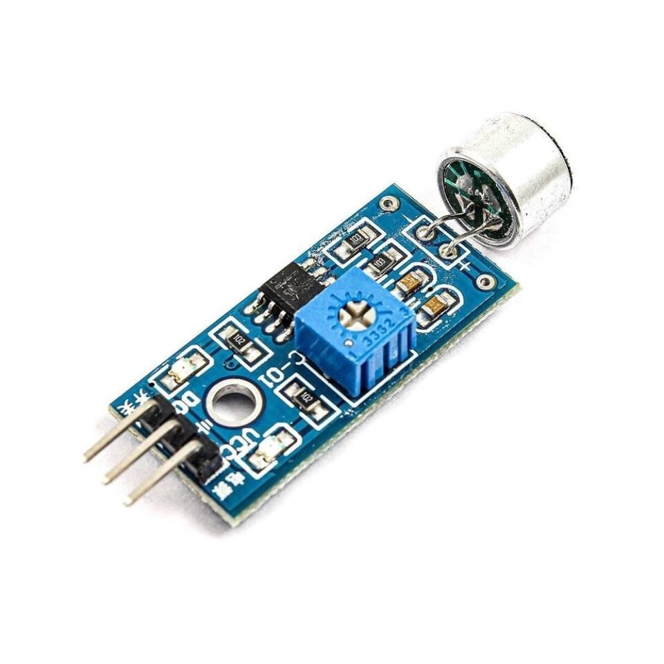 LM393 Ses Sensörü ve Mikrofon Modülü