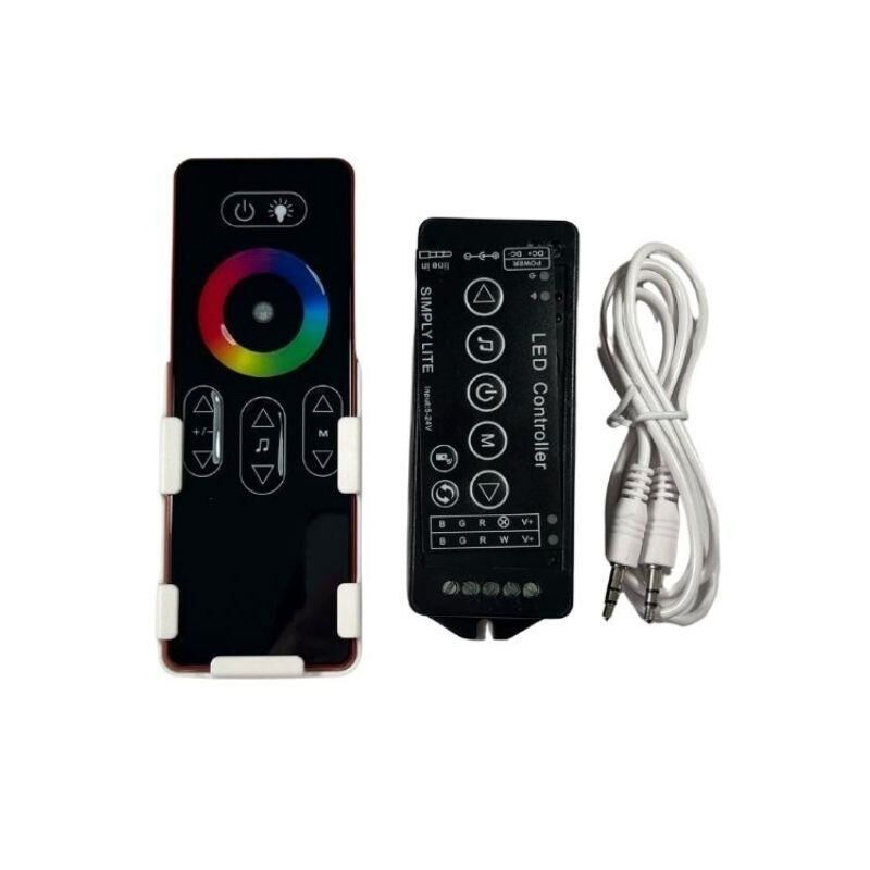 DOKUNMATİK MÜZİK KONTROLLÜ RGBW ŞERİT LED SET 5050 LEDLİ 3ÇİPLİ 12VOLT 10METRE