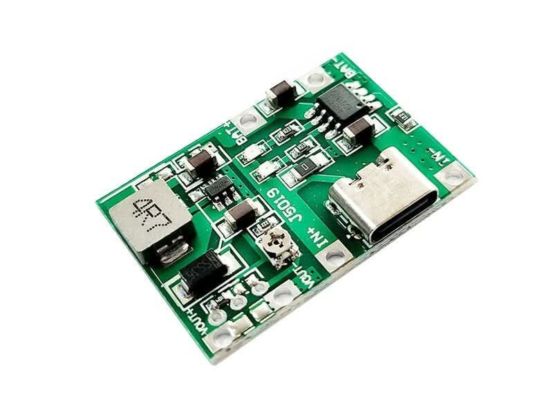 Batarya Şarj Cihazı ve Voltaj Yükseltici 3.7V 4.2V Type-C Usb