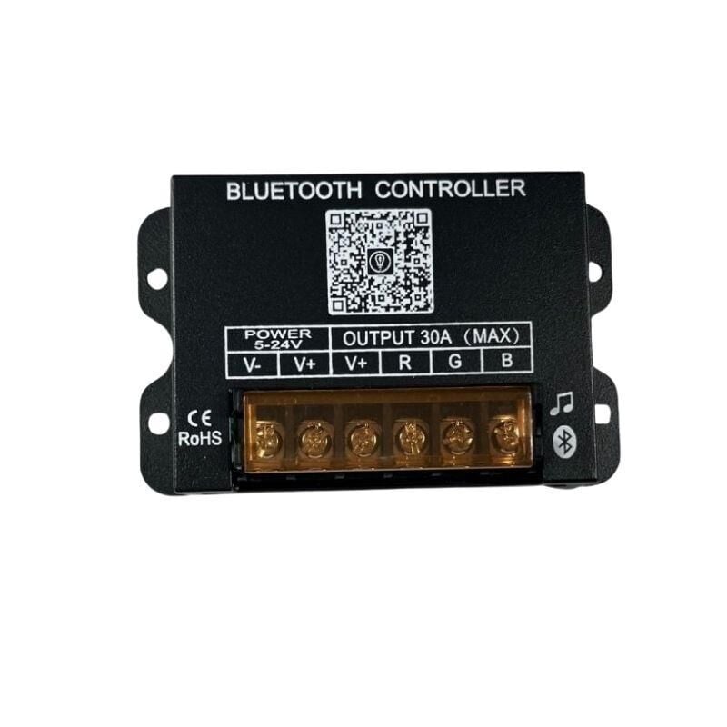 BLUETOOTH KONTROLLÜ MÜZİK MODLU COB RGB ŞERİT LED SET 576/1M LEDLİ 5METRE