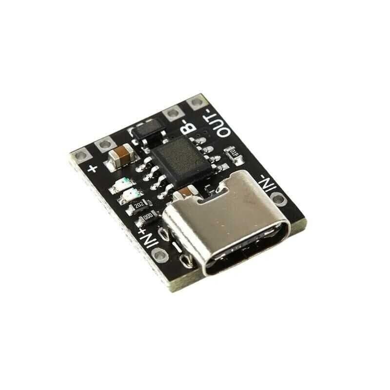 TP4056 3.7V Type-C Mini Şarj Devresi - Korumalı