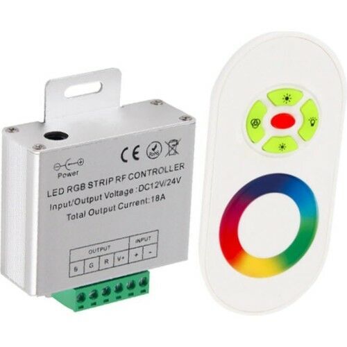 RF 24 Amper Dokunmatik RGB Kumanda Led Renk Kontrol Tocuh Kumanda