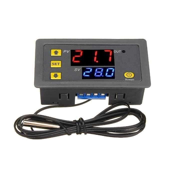 W3230 Röle Çıkış Termostat 24V Sıcaklık Kontrol Cihazı