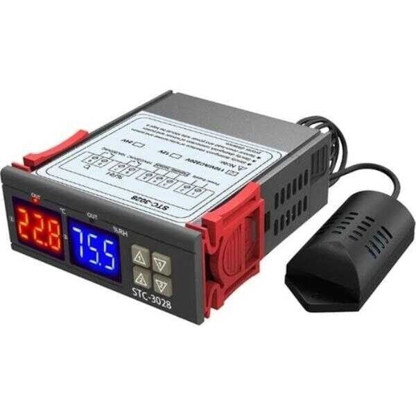 STC-3028 AC110-220V LCD Ekran Nem Sıcaklık Kontrol Modülü