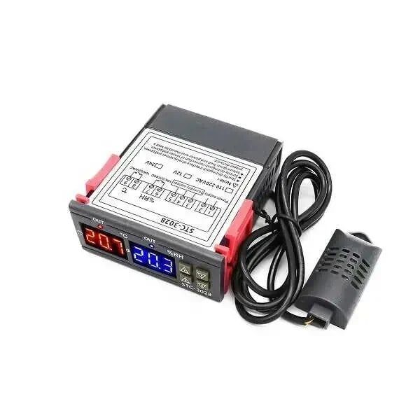 STC-3028 AC110-220V LCD Ekran Nem Sıcaklık Kontrol Modülü