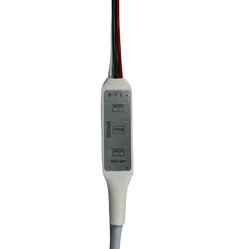 WS2811-WS2812 DC5-24V Volt SP002E ARGB Pixel Kontrol Cihazı (Butonlu)