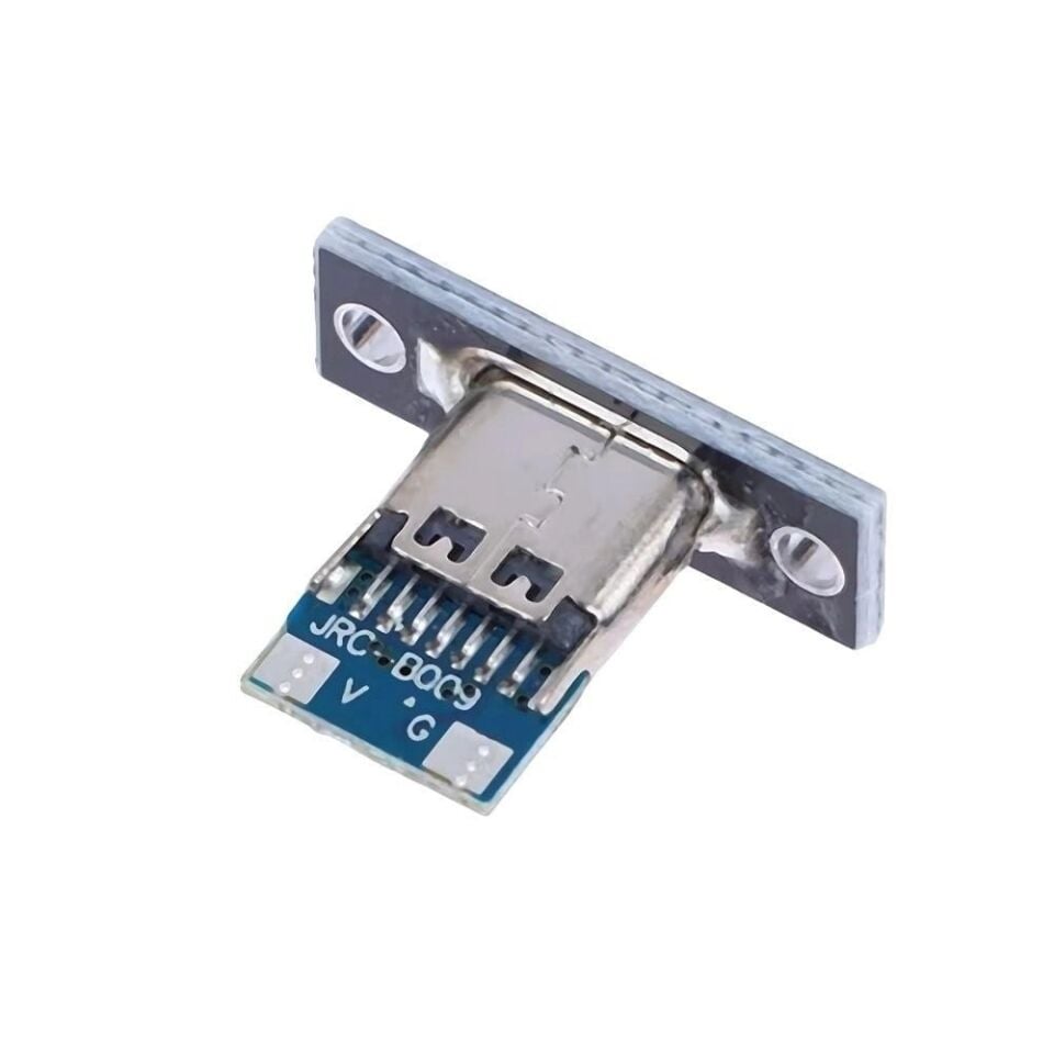 Panel Montaj Aparatı Type-C Dişi Soket - 2 Pin