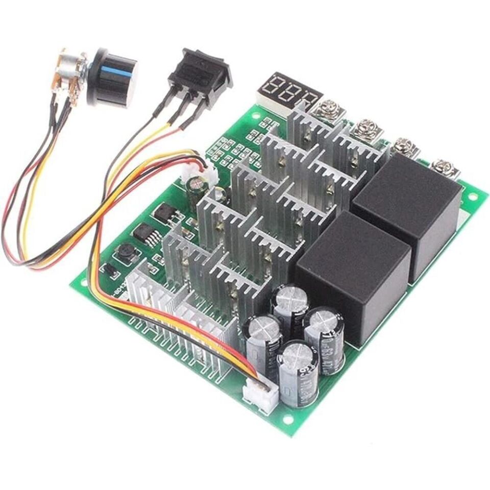 ICQUANZX 60V 60A PWM Motor Sürücü Hız Kontrol Kartı Çift Yönlü