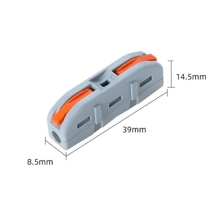 1 Giriş 1 Çıkış Vidasız Klemens - 12-28AWG CH-221