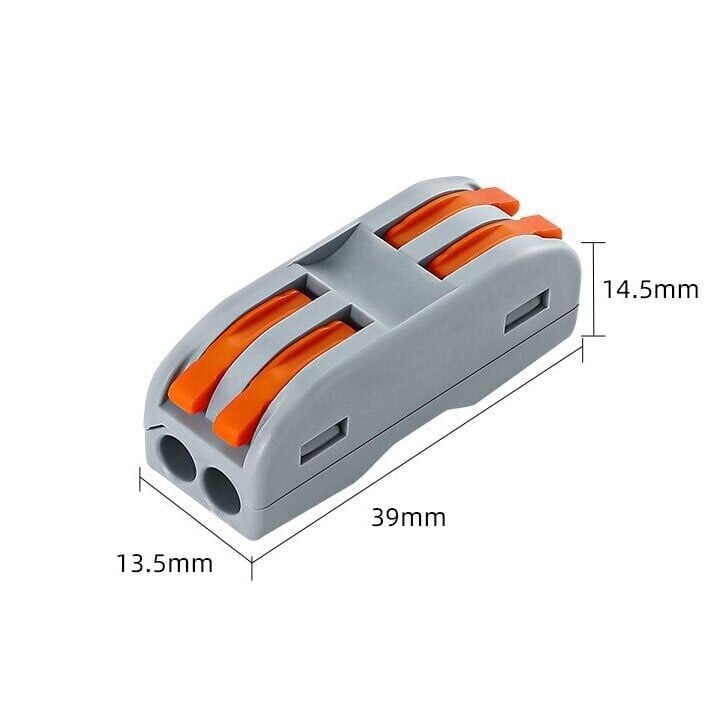 2 Giriş 2 Çıkış Vidasız Klemens - 12-28AWG CH-222