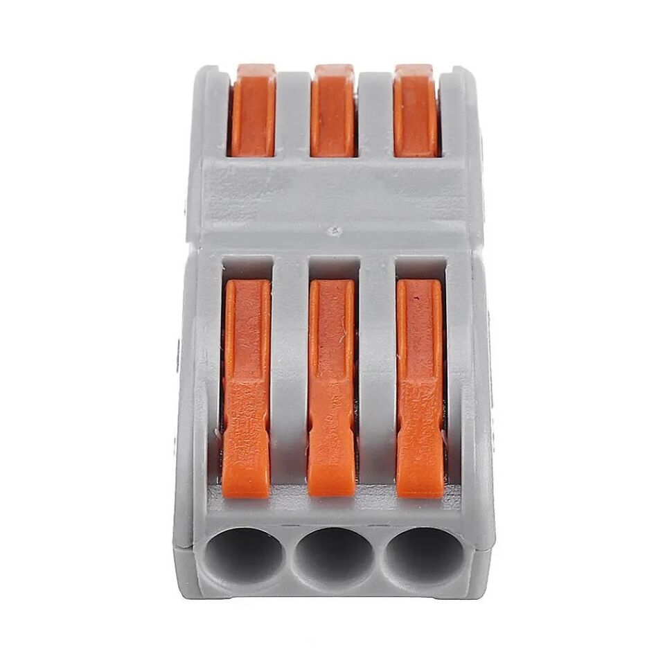 3 Giriş 3 Çıkış Vidasız Klemens - 12-28AWG CH-223