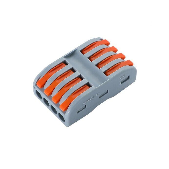 4 Giriş 4 Çıkış Vidasız Klemens - 12-28AWG CH-224