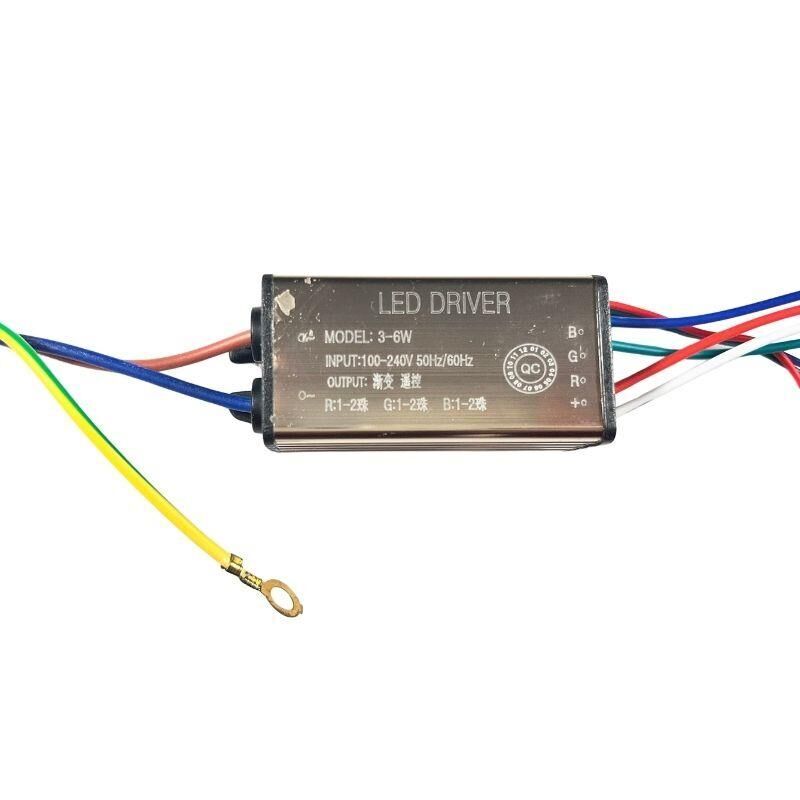 RGB WALLWASHER DRİVER 3-6X1W IR KUMANDALI