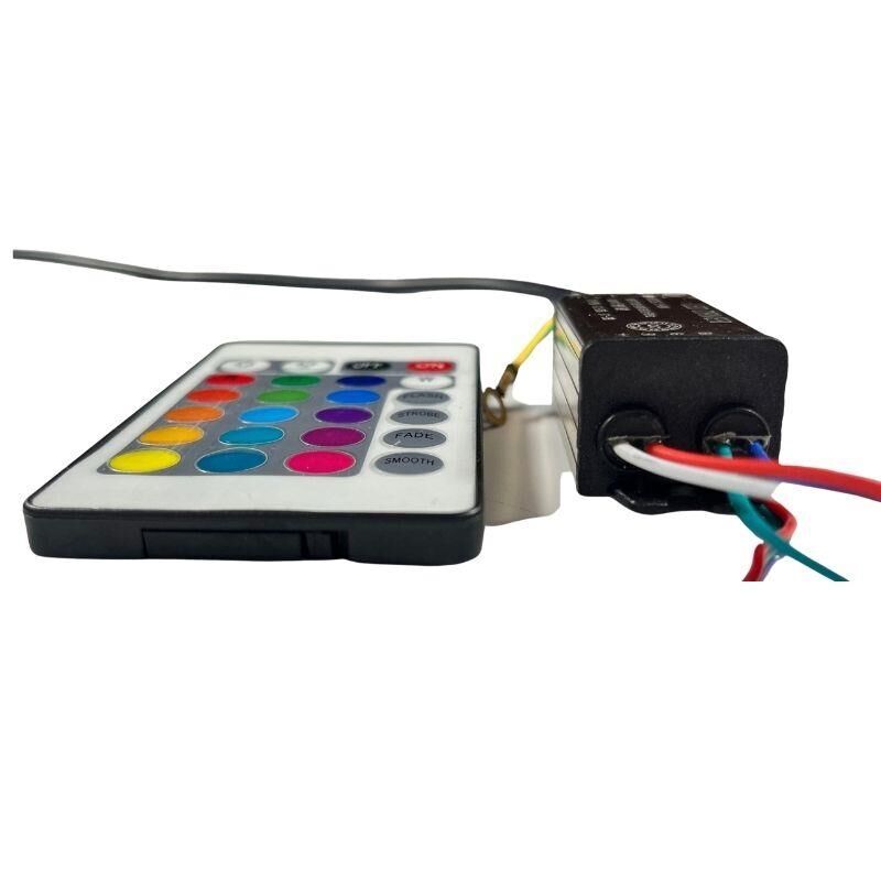RGB WALLWASHER DRİVER 3-6X1W IR KUMANDALI