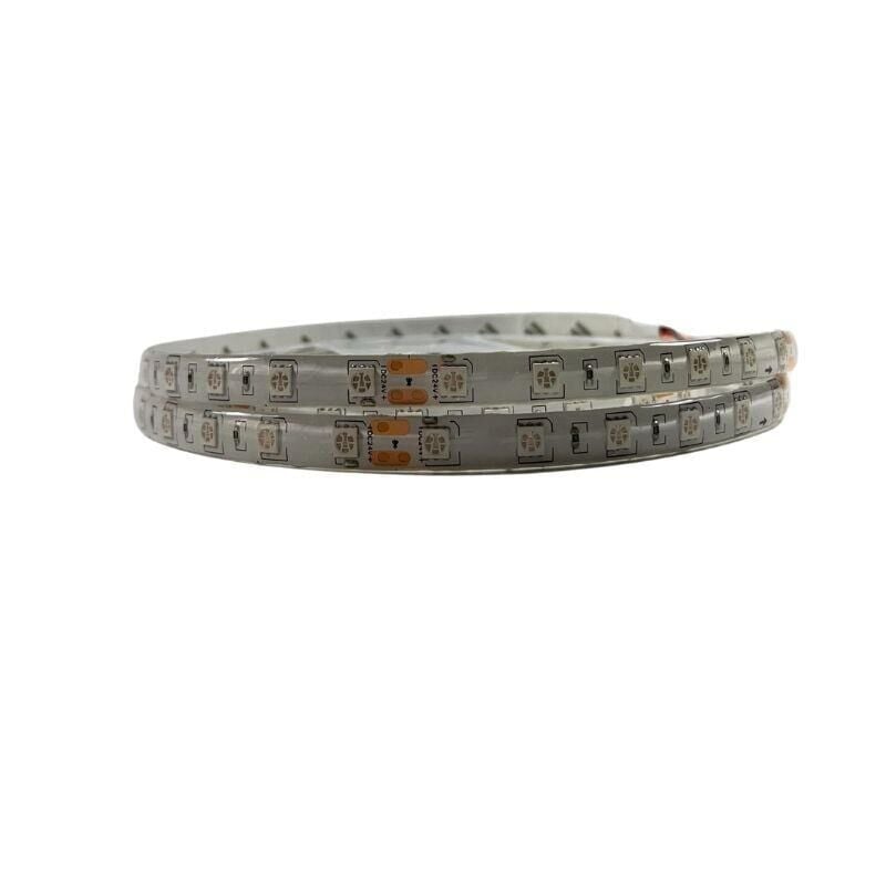24V Şerit Led Amber (Sarı) 5050 IP65 24 Volt Şerit Led (5m)