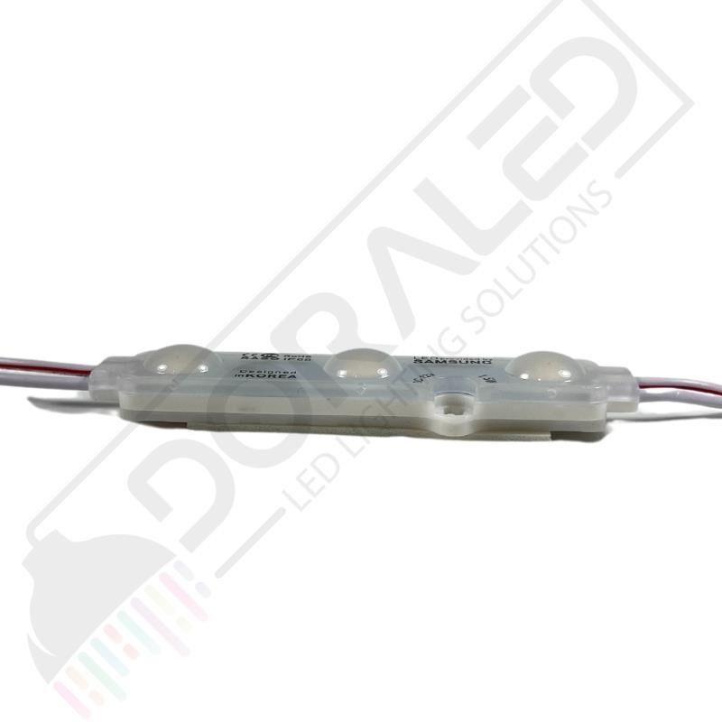 Samsung 3 lü Led Modül 12 Volt Sarı (Amber) -10 Adet