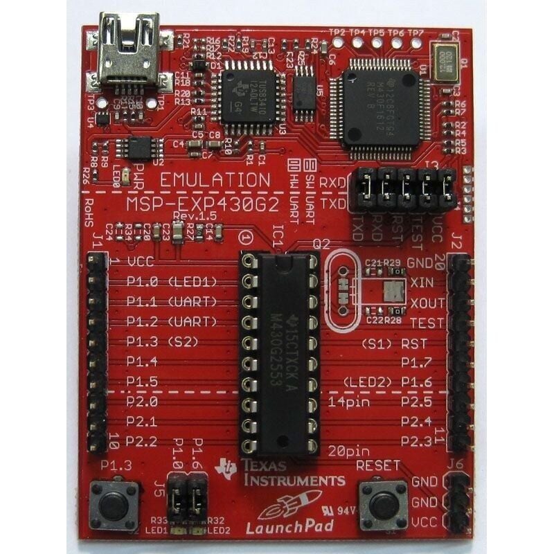 MSP430 LaunchPad - MSP-EXP430G2ET Geliştirme Kiti