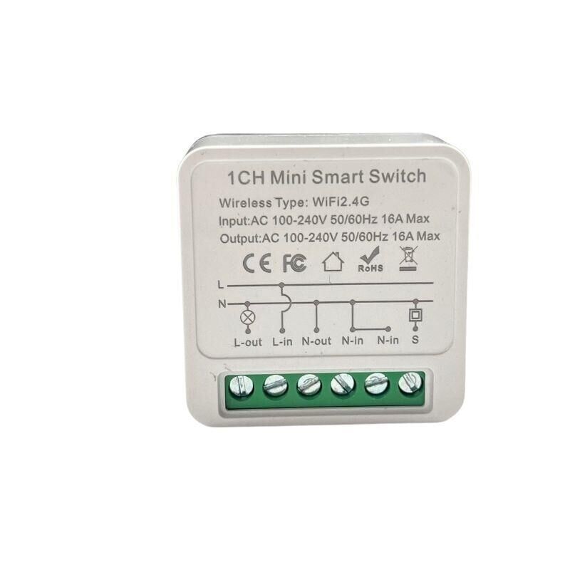 SMART TUYA WİFİ RÖLE DEVRESİ 1 KANAL 110-240v 16A