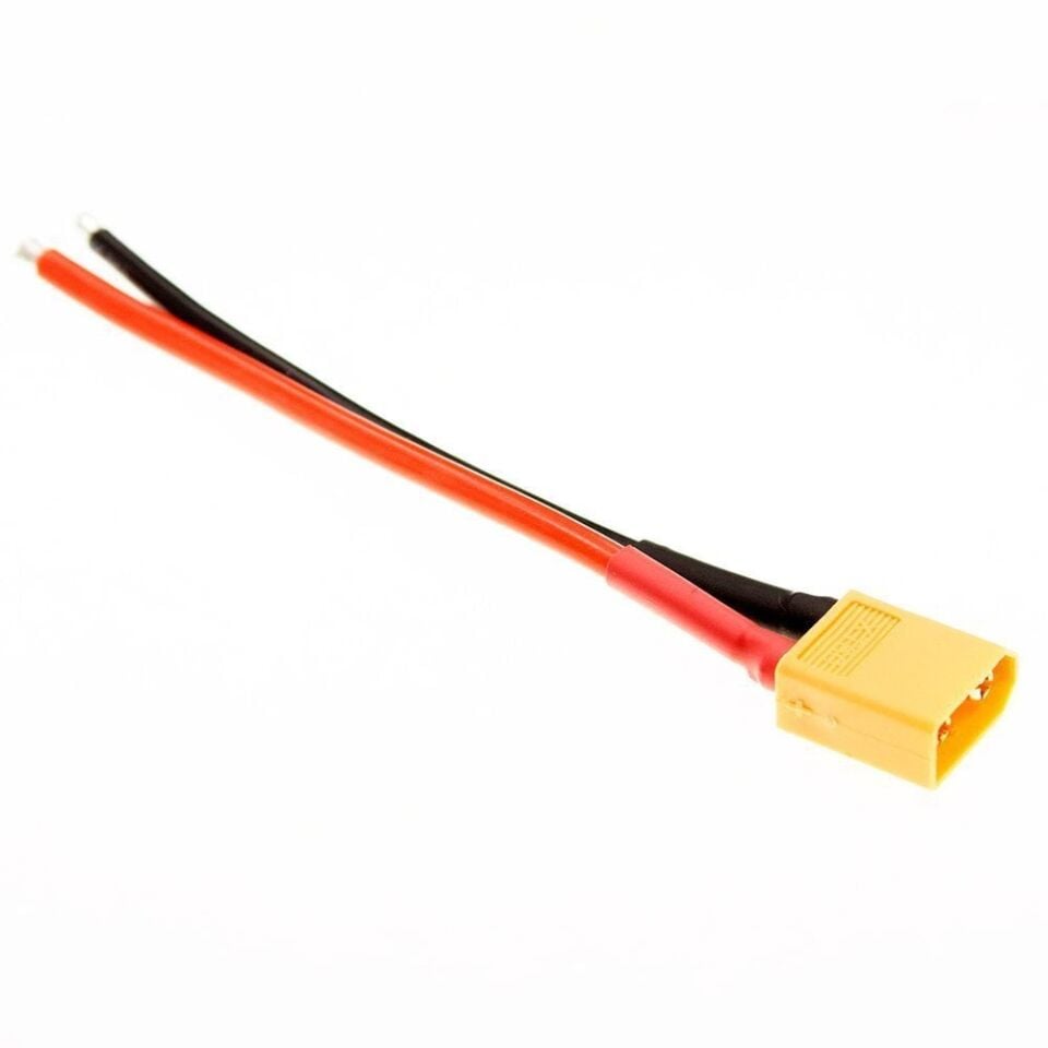 12AWG 15cm XT60 Erkek Kablo