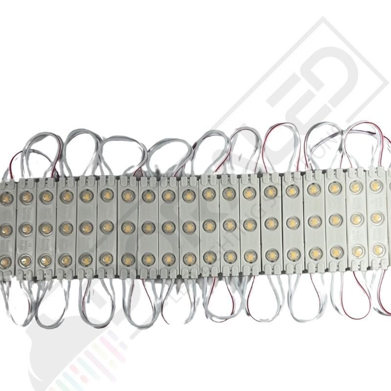 1,2 Watt 3lü Lensli Gün Işığı Led Modül 2835 Reklamcı Modül 10 Adet