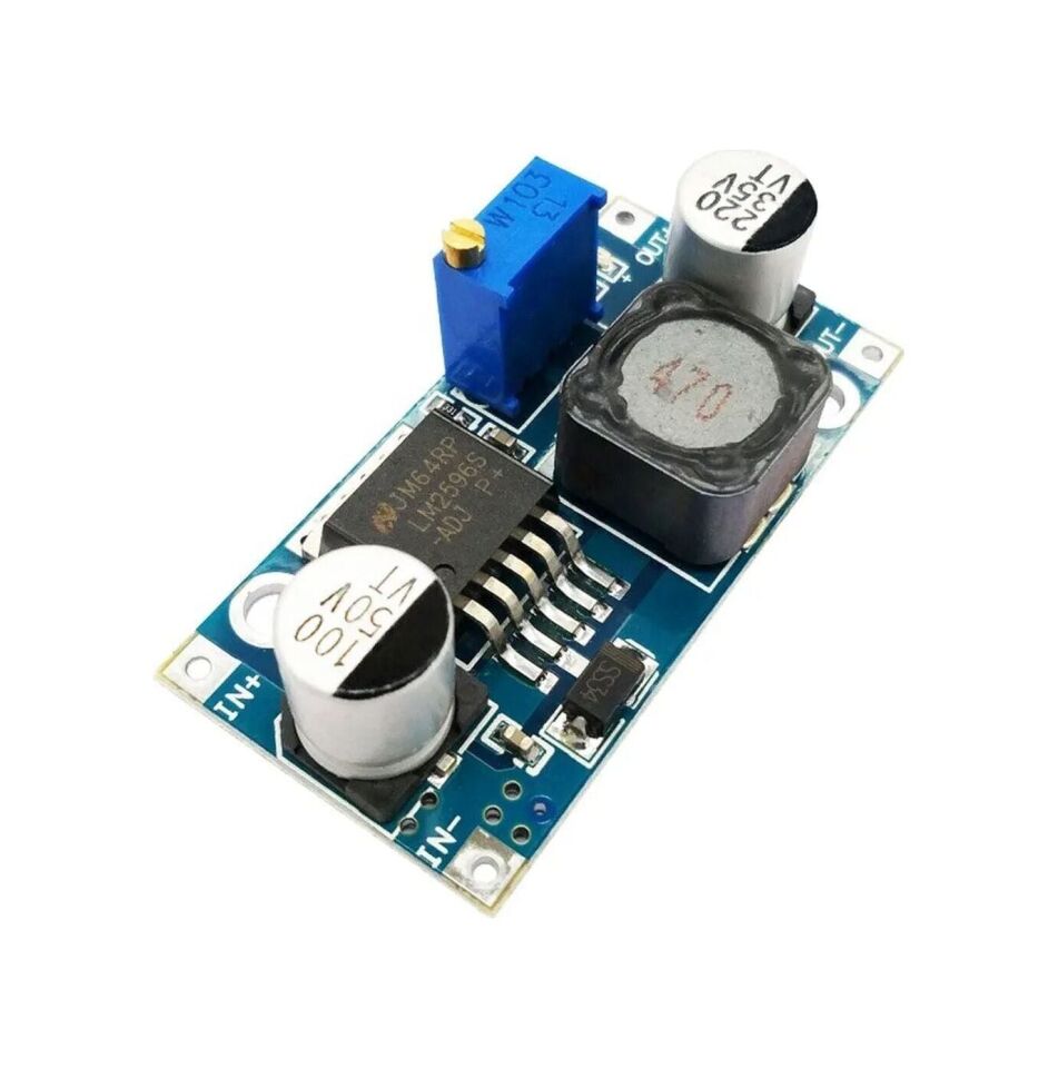 LM2596S Ayarlanabilir Gerilim Gösteren LEDli Gerilim Azaltıcı Modülü