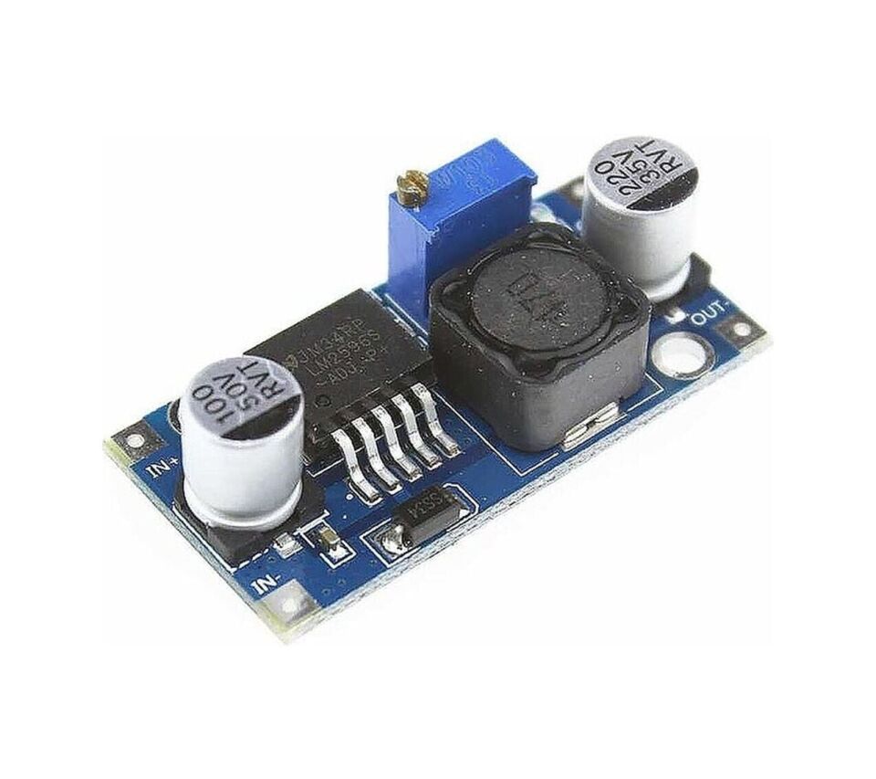LM2596S Ayarlanabilir Gerilim Gösteren LEDli Gerilim Azaltıcı Modülü